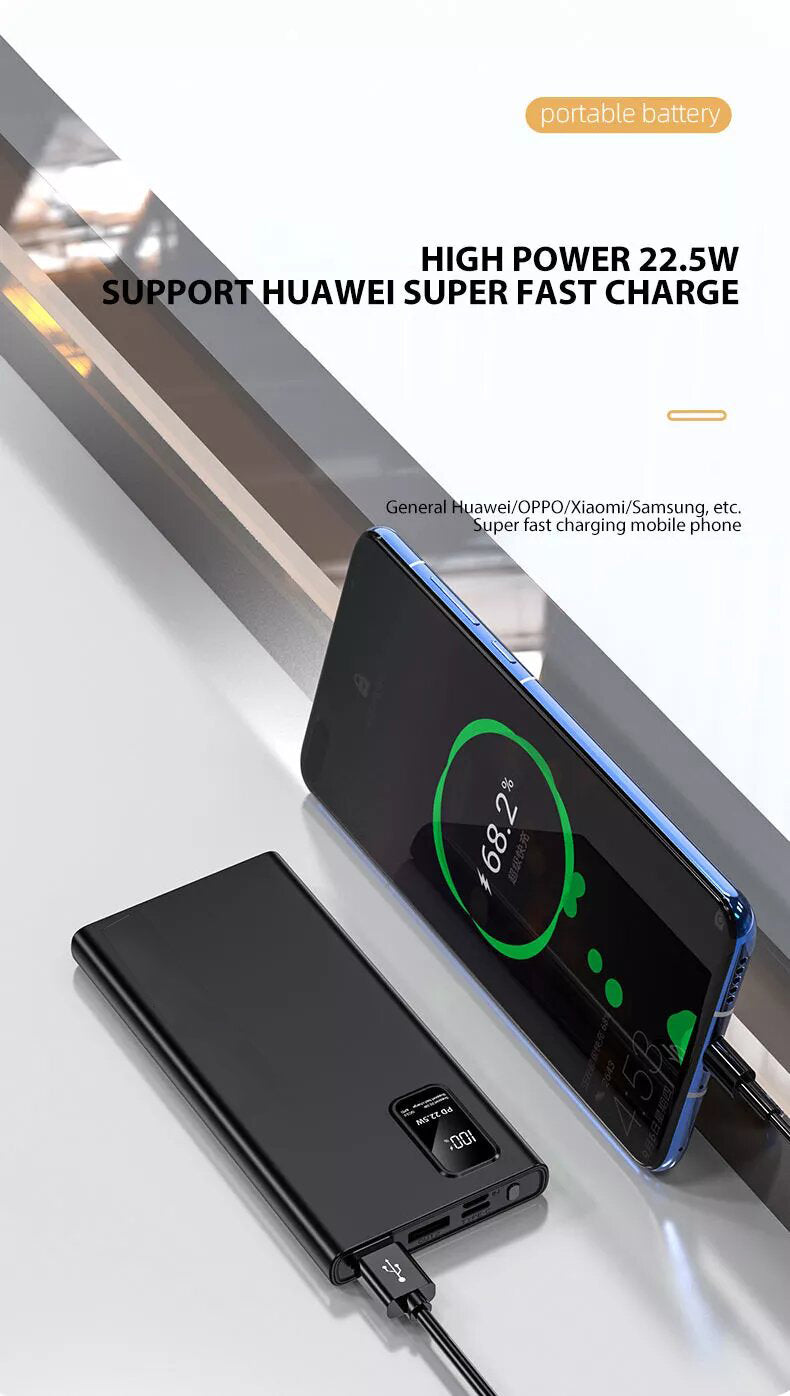 IsoTeck Portable Charger 10000mAh Battery Pack with High-Speed USB Charging
