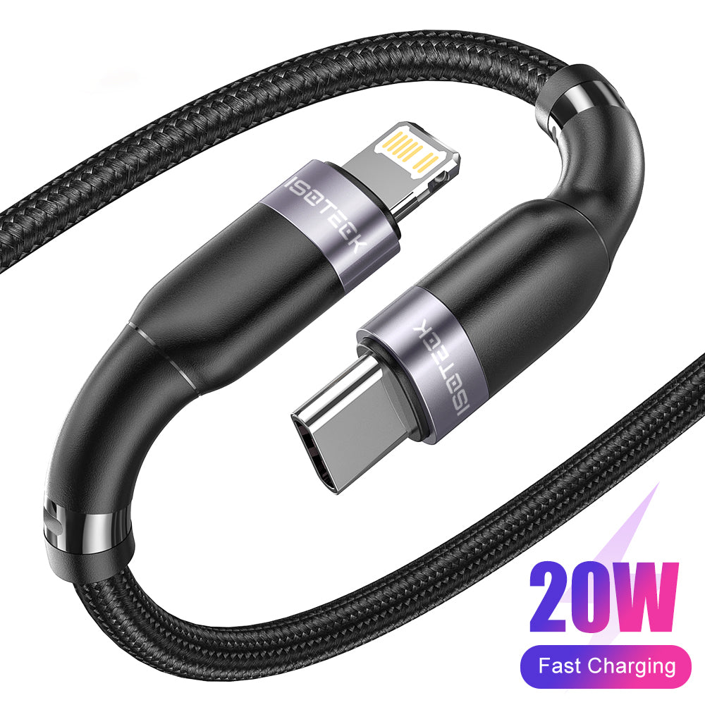 IsoTeck USB C to Lightning Cable, 3.3 feet/1m  [Apple MFi Certified]